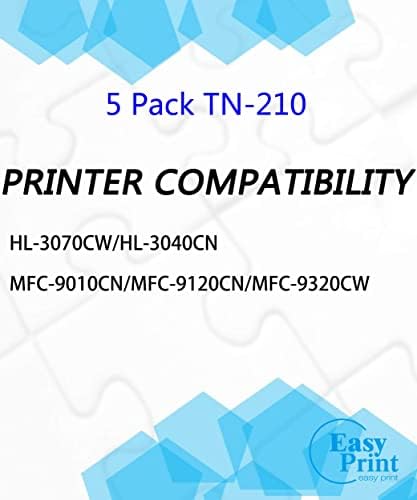 Компатибилен отпечаток TN210 TN-210 касети со тонер што се користат за брат HL-3040CN, HL-3045CN, HL-3070CW, HL-3075CW, MFC-9010CN,