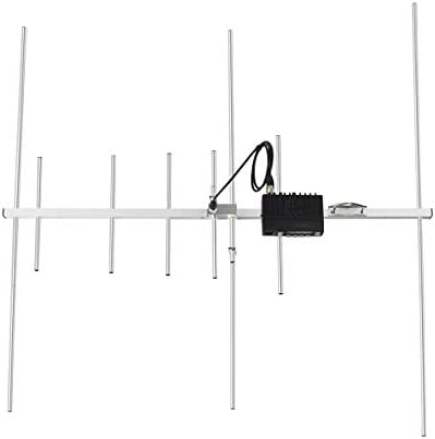Hys Dual Band Yagi Antenna, 2Meter 70cm 144/430MHz 9,5/11.5dbi Отворена база на антена со заградување за заградување за Yaesu Midroola