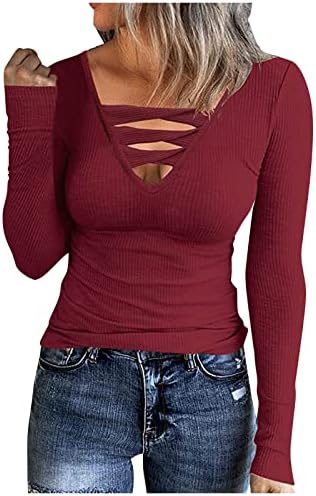 Женски зимски џемпери 2023 Копчиња за кошули надолу од основни ребрести плетени маици мода обичен пуловер туника