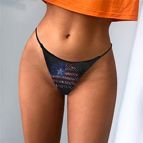 Miashui пакет на Thongs Women Sexy G String Printed Panties Women's Take Part Prants Comfort Soft Soft Rise RDP52