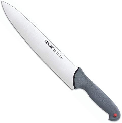 Нож на Аркос готвач од 12 инчи Нитрум не'рѓосувачки челик и сечило од 300 мм. Професионален повеќенаменски нож за готвење. Ергономска