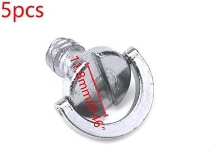 Curqia 5PCS D-прстен камера со шарки за завртки за завртки за завртки за завртки за брзо ослободување, 1/4 инчи