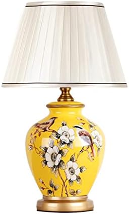 ZLXDP керамичка маса ламба европски стил цвет и птици дневна соба спална соба кревет ламба ретро студија вила