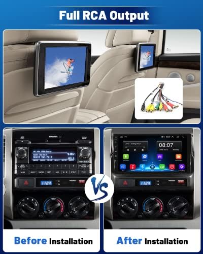 Андроид 2g+32G Автомобил Стерео за 2005-2013 Тојота Такома Радио, 9 Инчен Екран На Допир Автомобил Радио Со Bluetooth, Поддршка Огледало