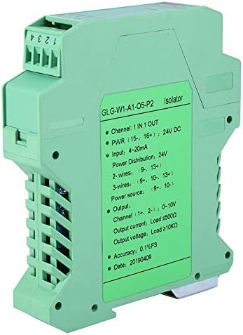 4 20MA аналоген сплитер на сигнал 1 влез 2 излез 4 20MA сигнал изолатор DC 24V DC Тековен сигнал Изолатор предавател 4 20MA PLC DETECT SIGNATION