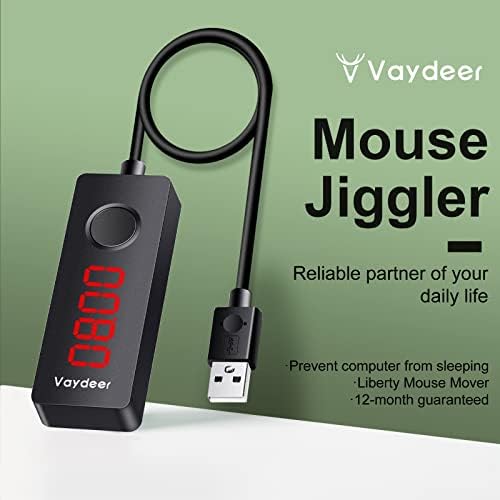 Vaydeer Глушец Jiggler Usb Порта Глувчето Двигател Со Вклучување/Исклучување Прекинувач Возачот Слободен И Мемориска Функција, Симулатор