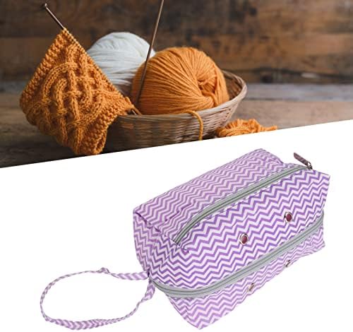 Ентузијасти Торба За Складирање Предиво Најдобра Издржлива Торба За Складирање На Патувања Виолетова Шарени Дизајн Плетење Додатоци