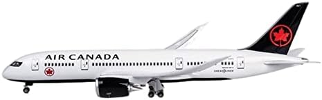 Rcessd Копирајте го авионот модел 43см 1: 130 за Air Canada Boeing B787 Airbus Scale Die-Cast-Cast-Cast Cast Airplane Model со колекција на
