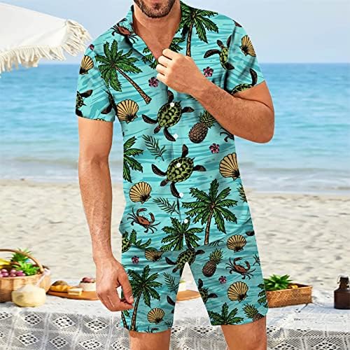 Jinfe Casual Track Surm Men Mens Spring Summer летна плажа случајна кошула со кратки ракави печатени шорцеви 3 n n n n n n n n n n