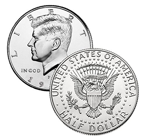 1984 П, Д Кенеди Половина Долар 2 Монета Во Собата Нециркулирани