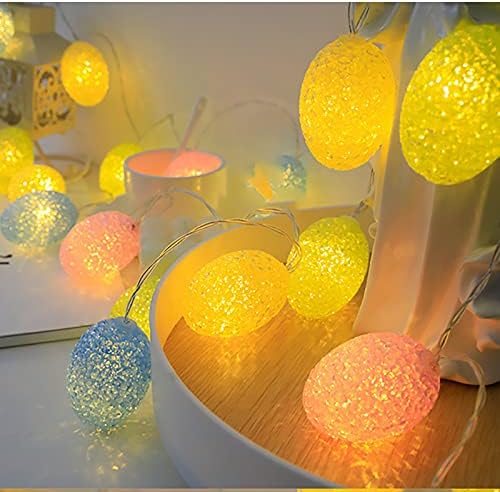 Божиќни светла DBYLXMN starвезди надвор од LED празнична забава ориз јајце декоративни светла жица Ева Велигденско јајце јајца за моделирање
