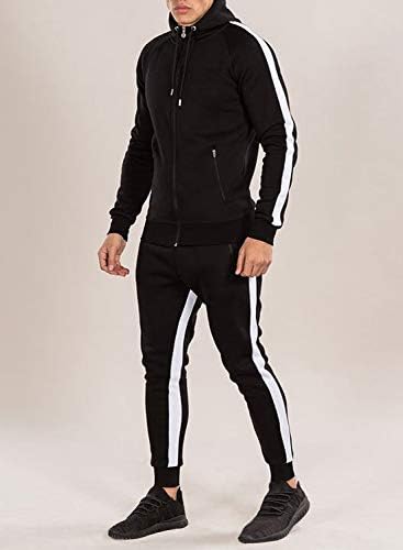 Обебер машки салата џогер панталони тенок вклопување тренингот трчање џемпери со џебови со патенти