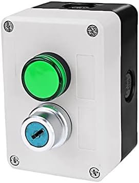 Neyens Нови 2 дупки започнуваат стоп за запечатување на водоотпорно копче прекинувач 220V со индикатор за светло електрична индустрија запре SWITC