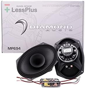 Дијамант Аудио MP694 6 x 9 PRO PRO со целосен опсег на ко-оски рог звучник