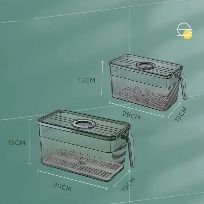 Pdgjg Фрижидер Кутија За Складирање Свежа Кутија Транспарентна Кујна Кутија За Складирање