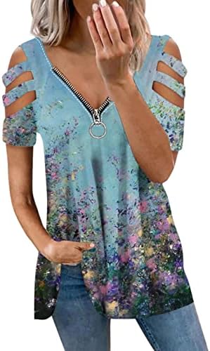 Енху девојки лето есен, меко удобно 2023 облека краток ракав од рамото памук против вратот на вратот на вратот за девојчиња на пр.