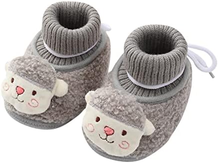 Бебе чевли за одење Бебе девојки топли чевли меки чизми снег удобни чизми за затоплување на новороденчиња и модни слатки чевли