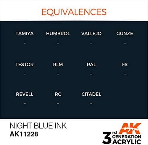 АК акрилици 3gen AK11228 ноќно сино мастило