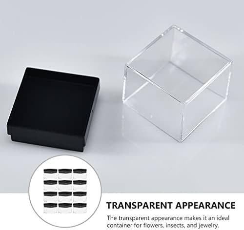 Случај за прикажување на хемобло, кутија за прикажување на квадратни плоштади, јасен држач за приказ на кутијата за екранот, кутија за транспарентно