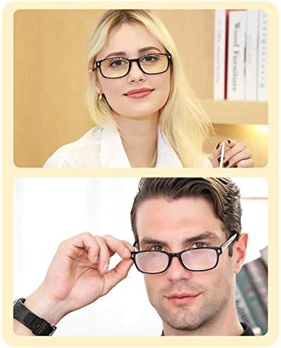 К Кенжоу читање очила 4 Пакет за мажи и жени читатели со пролетна шарка за читање