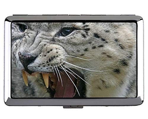 Кутија За Цигари, Снег Леопард Мачка Семејство Леопард Носителот Бизнис Картичка
