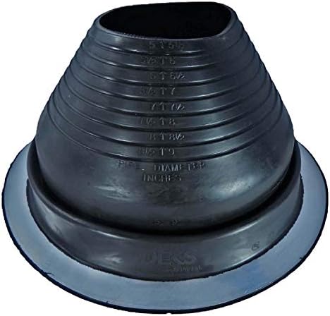 Dektite 6 - DF106B - Флексибилна цевка од црна црна EPDM, трепкање на покривот, трепкање на цевки
