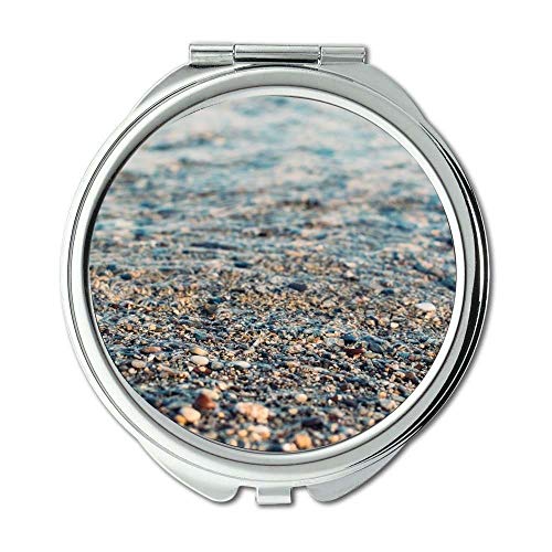 Огледало,огледало за шминка, замаглување на плажа одблизу, Џебно Огледало, преносливо огледало