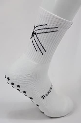 TraxcionSox Анти Лизгачки Фудбалски Чорапи Нелизгачки Фудбал Кошарка Бејзбол Спортски Зафат Влошки Влечни Чорапи За Возрасни Мажи Жени
