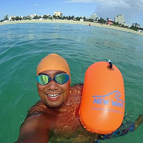 Нов Бран Пливање Меур Флуо Портокал И Телефон Торбичка Пакет