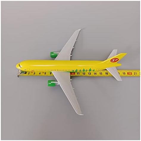 Модели на авиони 19см легура метал погоден за сибирски S7 Aviation Airbus 320 A320 Модел на авиони W-тркала за слетување на авиони