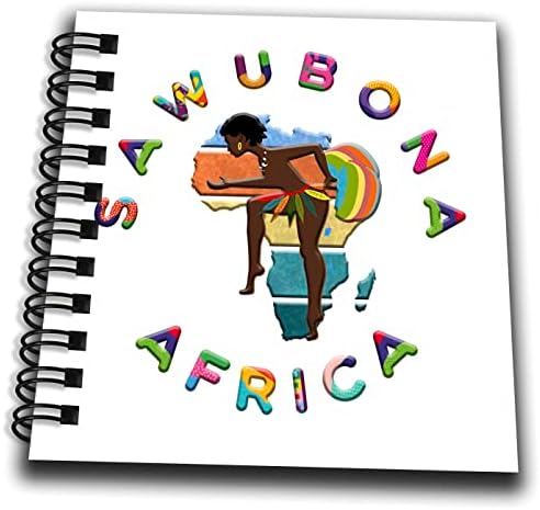 3drose Африка - Здраво во Зулу - Саубона на бело. Убава културна. - цртање книги
