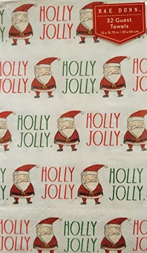 Раи Дан Холи olоли 32 гостински салфетки за Божиќни камиони - 13х15,75 во / 33 x40 см