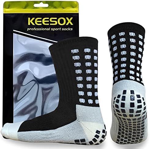 Keesox анти -лизгачки фудбал/кошарка/фудбалски чорапи