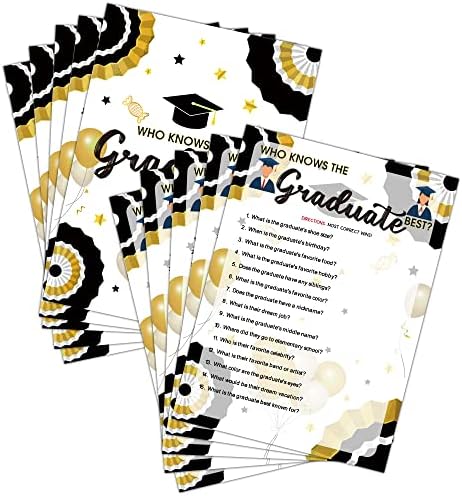 Игри за дипломирање - Кој ги знае најдобрите картички за постдипломски студии - Декорации за постдипломски забави 2022 година