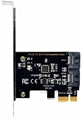 Конектори PCI -E 1x 4x 8x 16x PCI Express to SATA3.0 Порта SATA III 6G Адаптер за контролор на експанзија за компјутер за рударска