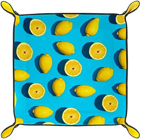 Lyetny лето жолт лимон образец сина организатор за чување на послужавник за чување на лента за складирање на десктоп фиока