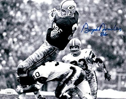 Бојд Даулер потпиша автограмиран 8x10 Photo Packers Catch наспроти Браунс JSA AB54569 - Автограмирани НФЛ фотографии