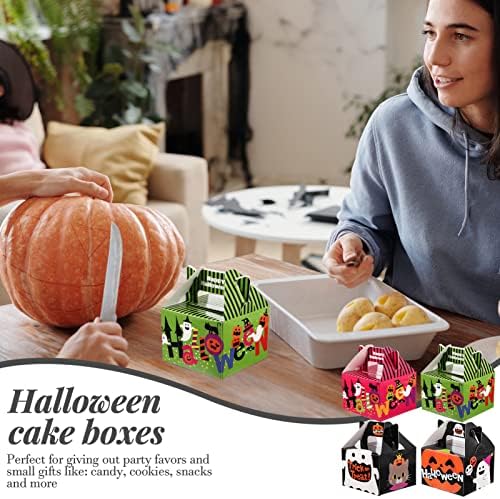 Кохали Мали Кутии За Лекување 24 парчиња Кутија За Бонбони За Ноќта На Вештерките Кутии За Бонбони Од Тиква Од Духови Кутии За