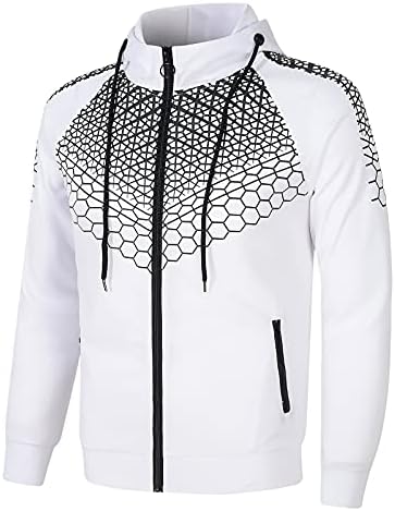 XXBR MENS ZIPPER HOADIES, FALLING WINTER POLKA DOT PATCHIONG DICTRING HAPTIND SWETSSHIRSTS SPORTS SPORTS SLIM FIM FIT јакни