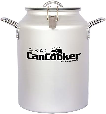 Cancooker Portable Steam Shooker & Preate Steamer за готвење на пожари, патување, RV и опашка | Вклучува пароброд за готвење, капак, торба