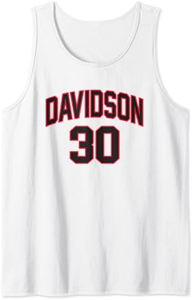 Стивен Кари Дејвидсон Вајлдс кошарка дрес на бел резервоар