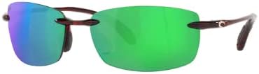 Коста Дел Мар Баласт 6С9071 Правоаголни Очила за Сонце за Мажи + ПАКЕТ Со Дизајнер ивеар Комплет За Комплементарни Очила