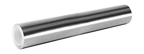 3М 3361 Сребрена лента од не'рѓосувачки челик со висока температура-4 in. X 9 ft. Не-магнетна акрилна леплива лента за фолија. Безбедносни