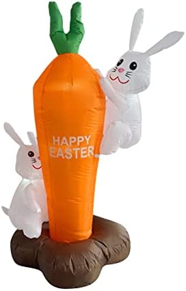 Табели за настани и столчиња Велигден празник надувување зајак на отворено Декорација на отворено слатки зајаци и зајаци украсени со моркови
