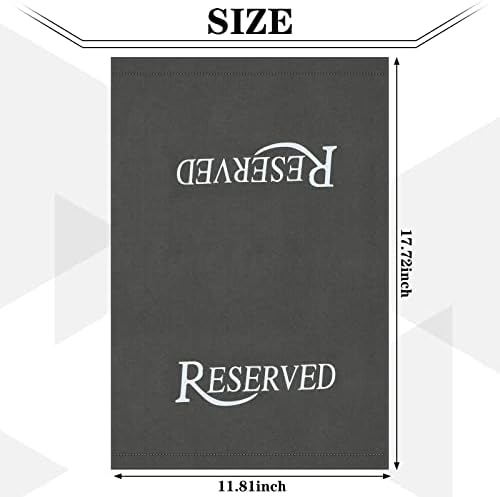 Тегем резервиран стол знаци црква Пју резервиран знак резервиран седиште за седишта за црква или настан