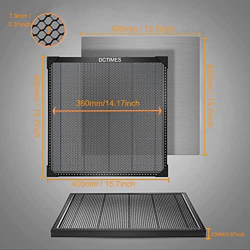 Dctimes Shoneycomb Ласерски кревет, 15,87 x 15,87 x 0,87 инчи Работна маса за саќе за машина за сечење на ласерски гравура CO2 или