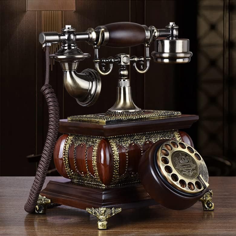 Ротари Телефонска канцеларија за внатрешни работи за дневна соба Декорација на американска биро ретро стил европски телефонски класик