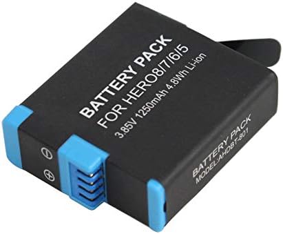 Замена на батеријата AHDBT-801 за камерата GoPro AHDBT-701-компатибилен со SPJB1B целосно декодирана батерија