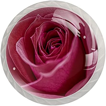 Тбуобт 4 Пакет - Хардверски Копчиња На Кабинетот, Копчиња За Кабинети И Фиоки, Рачки За Комода На Фарма, Розов Проток На Роза