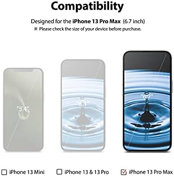 Рингке Целосна Покривка Стакло Компатибилен со iPhone 13 Pro Max Заштитник На Екранот, Анти-Нула, Случај-Пријателски Предна Целосна